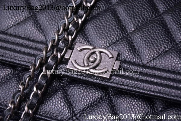 Boy Chanel mini Flap Bags Cannage Pattern A33815 Black Boy Chanel mini Flap Bags Cannage Pattern A33815 Black