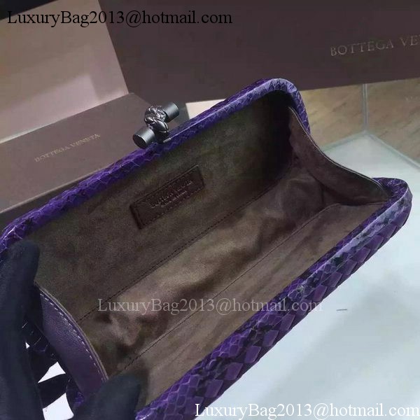 Bottega Veneta STRETCH Knot Sheepskin Leather Clutch BV8651 Violet Bottega Veneta STRETCH Knot Sheepskin Leather Clutch BV8651 Violet