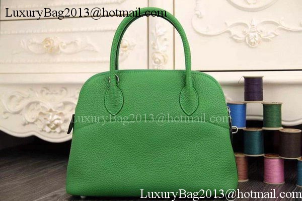 Hermes Bolide 37CM Calfskin Leather Tote Bag B1004 Green Hermes Bolide 37CM Calfskin Leather Tote Bag B1004 Green