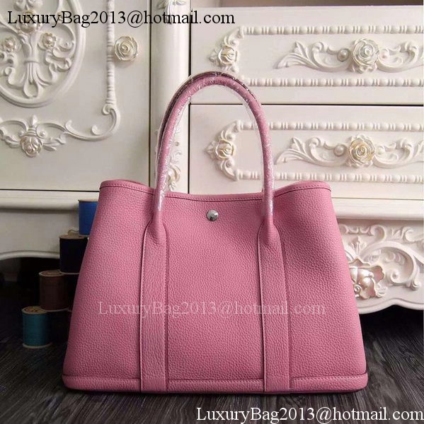 Hermes Garden Party 36cm 30cm Tote Bag Original Leather Pink Hermes Garden Party 36cm 30cm Tote Bag Original Leather Pink