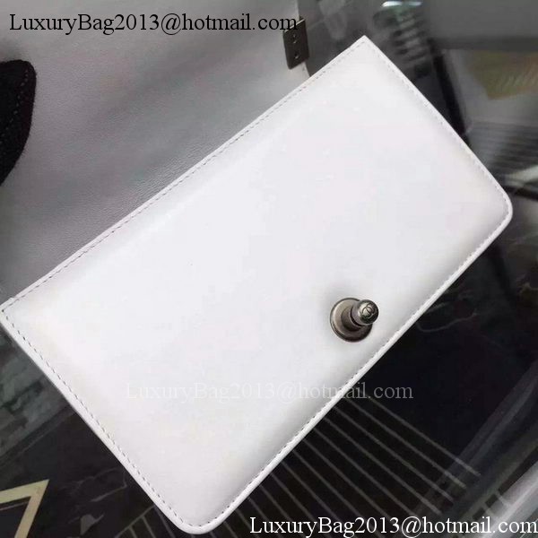 Boy Chanel mini Flap Bag Original Chevron Nubuck Leather A5707 White Boy Chanel mini Flap Bag Original Chevron Nubuck Leather A5707 White
