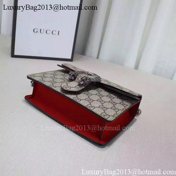 Gucci Dionysus GG Supreme Shoulder Bag 421970 Red Gucci Dionysus GG Supreme Shoulder Bag 421970 Red