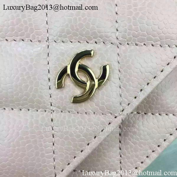 Chanel mini Flap Bag Pink Cannage Pattern A8373 Gold Chanel mini Flap Bag Pink Cannage Pattern A8373 Gold