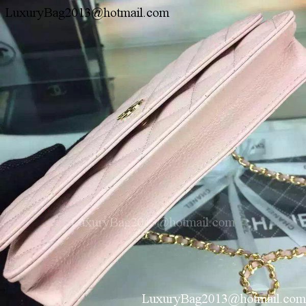 Chanel mini Flap Bag Pink Cannage Pattern A8373 Gold Chanel mini Flap Bag Pink Cannage Pattern A8373 Gold