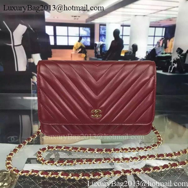 Chanel mini Flap Bag Chevron Leather A33814 Burgundy Chanel mini Flap Bag Chevron Leather A33814 Burgundy
