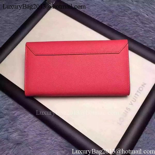 Louis Vuitton LOCKME II Wallet M62350 Red Louis Vuitton LOCKME II Wallet M62350 Red