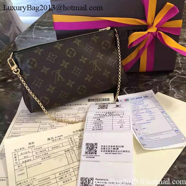 Louis Vuitton M41638 Black Monogram Canvas PALLAS Clutch Louis Vuitton M41638 Black Monogram Canvas PALLAS Clutch