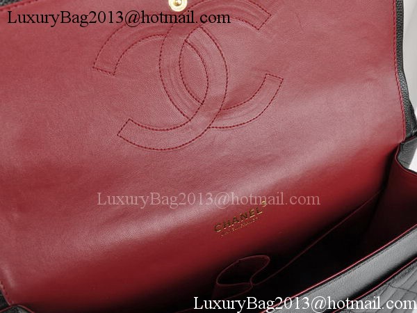 Chanel Maxi Classic Bag A36098 Black Cannage Pattern Gold Chanel Maxi Classic Bag A36098 Black Cannage Pattern Gold