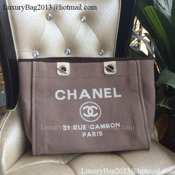 Chanel Medium Canvas Tote Shopping Bag A1679M Grey Chanel Medium Canvas Tote Shopping Bag A1679M Grey