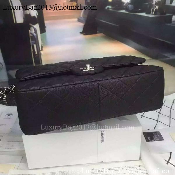 Chanel Classic Flap Bag Original Deerskin Leather CHA5212 Black Chanel Classic Flap Bag Original Deerskin Leather CHA5212 Black
