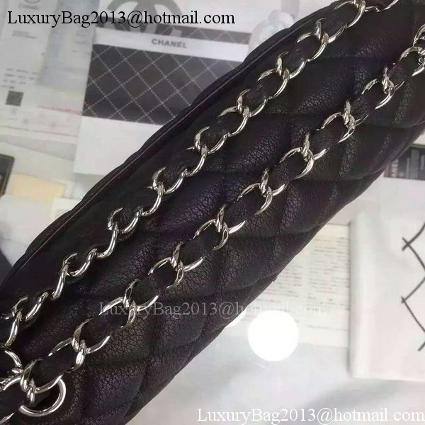 Chanel Classic Flap Bag Original Deerskin Leather CHA5212 Black Chanel Classic Flap Bag Original Deerskin Leather CHA5212 Black