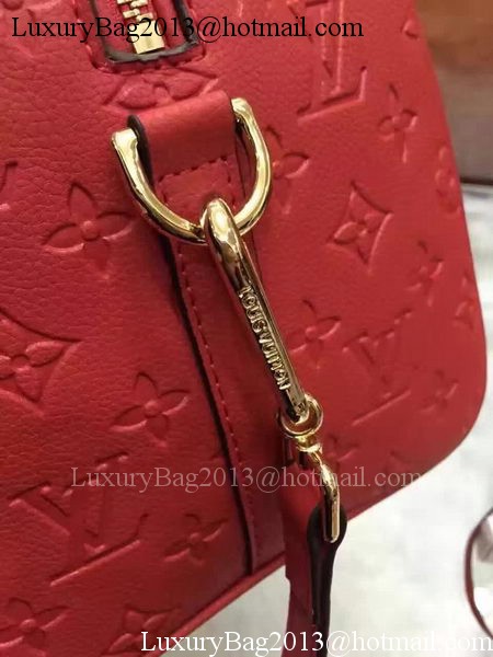 Louis Vuitton Monogram Empreinte Speedy 30 Bag M40762 Red Louis Vuitton Monogram Empreinte Speedy 30 Bag M40762 Red