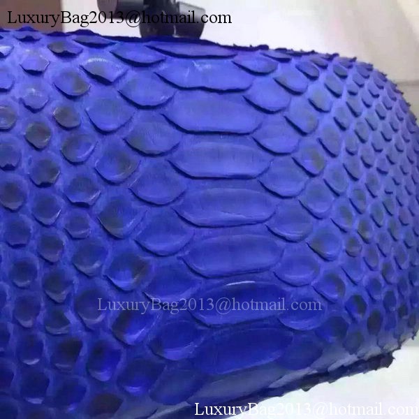 Bottega Veneta Snake Leather Knot Clutch BV8653 Blue Bottega Veneta Snake Leather Knot Clutch BV8653 Blue