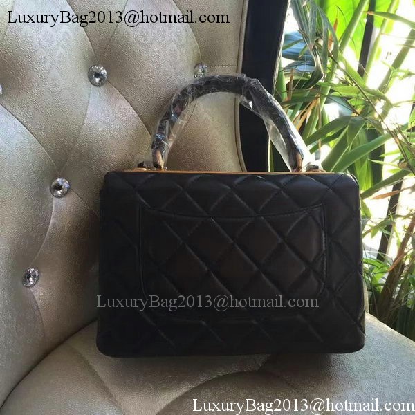 Chanel Classic Top Flap Bag Black Original Sheepskin Leather A92236 Gold Chanel Classic Top Flap Bag Black Original Sheepskin Leather A92236 Gold