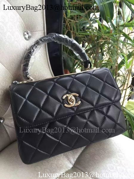 Chanel Classic Top Flap Bag Black Original Sheepskin Leather A92236 Gold Chanel Classic Top Flap Bag Black Original Sheepskin Leather A92236 Gold