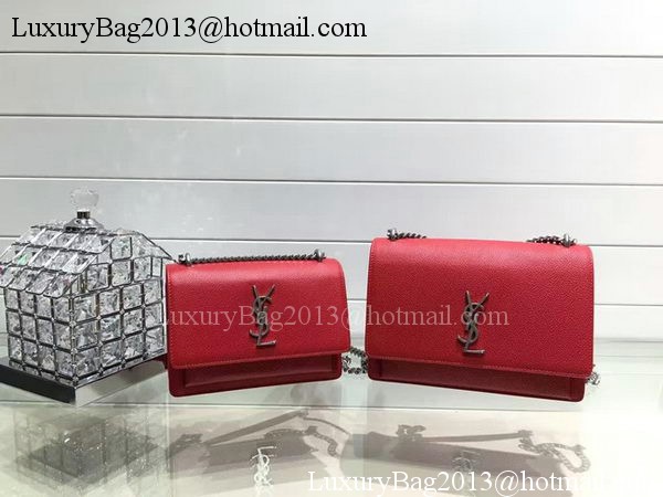 Yves Saint Laurent Cross-body Shoulder Bag Y13928 Red Yves Saint Laurent Cross-body Shoulder Bag Y13928 Red