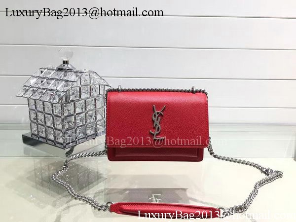 Yves Saint Laurent Cross-body Shoulder Bag Y13928 Red Yves Saint Laurent Cross-body Shoulder Bag Y13928 Red