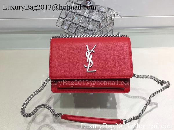 Yves Saint Laurent Cross-body Shoulder Bag Y13928 Red Yves Saint Laurent Cross-body Shoulder Bag Y13928 Red