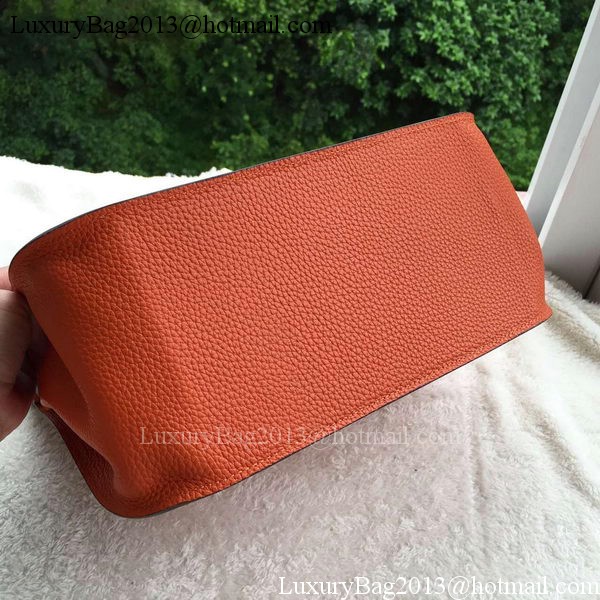 Hermes Jypsiere 31CM Shoulder Bag Calfskin Leather H0880 Orange Hermes Jypsiere 31CM Shoulder Bag Calfskin Leather H0880 Orange