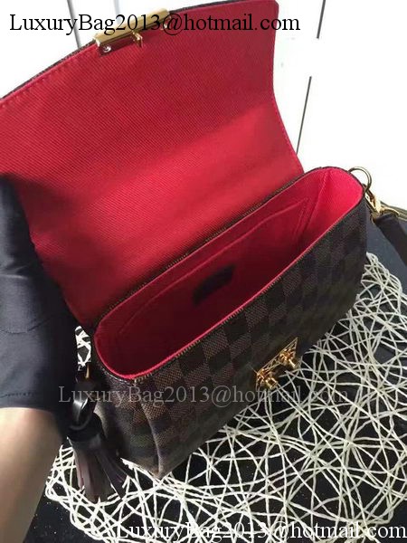 Louis Vuitton Damier Ebene Canvas CROISETTE Bag N53000 Louis Vuitton Damier Ebene Canvas CROISETTE Bag N53000