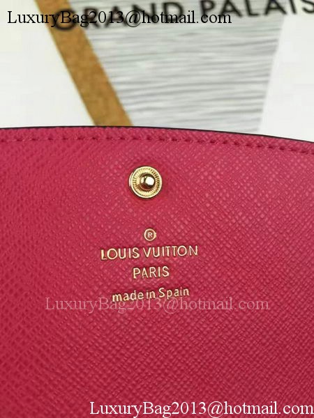 Louis Vuitton Monogram Canvas Emilie Wallet M60696 Rose