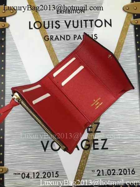 Louis Vuitton Monogram Canvas Victorine Wallet M62360 Red