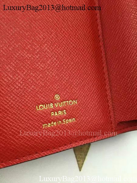 Louis Vuitton Monogram Canvas Victorine Wallet M62360 Red