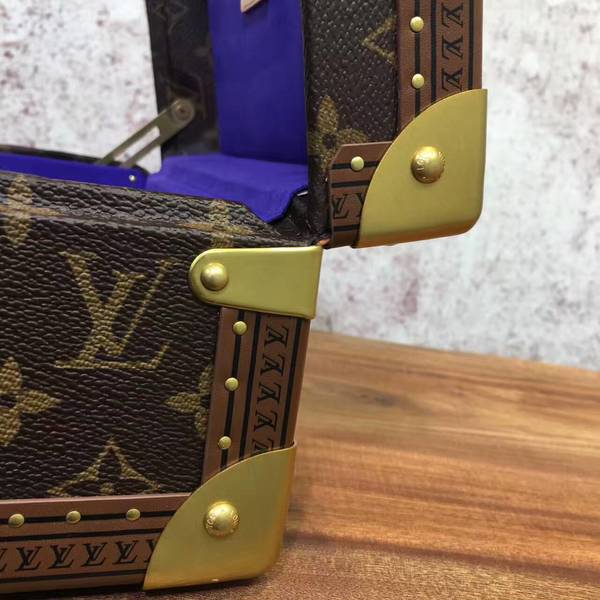 Louis Vuitton Monogram Canvas Treasure Box 40666 Dark Blue Louis Vuitton Monogram Canvas Treasure Box 40666 Dark Blue