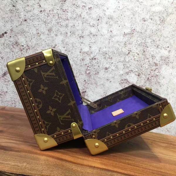 Louis Vuitton Monogram Canvas Treasure Box 40666 Dark Blue Louis Vuitton Monogram Canvas Treasure Box 40666 Dark Blue