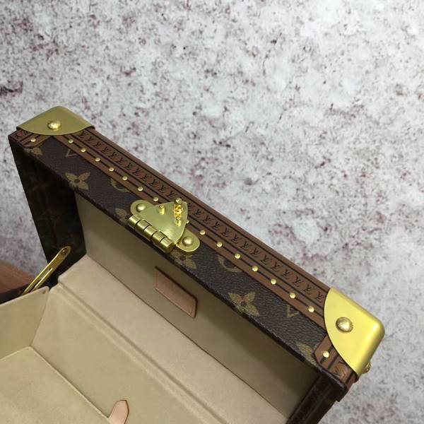 Louis Vuitton Monogram Canvas Treasure Box 40666 Yellow Louis Vuitton Monogram Canvas Treasure Box 40666 Yellow