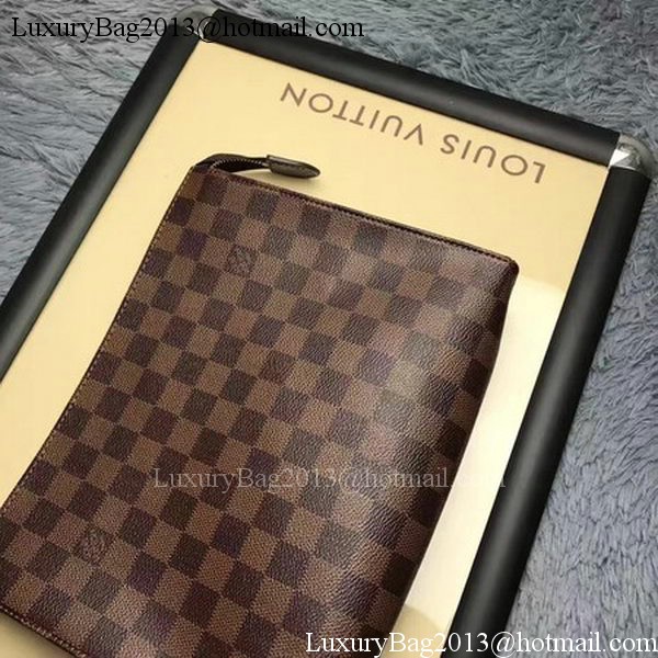 Louis Vuitton Damier Ebene Canvas TOILETRY POUCH 26 N47542 Louis Vuitton Damier Ebene Canvas TOILETRY POUCH 26 N47542