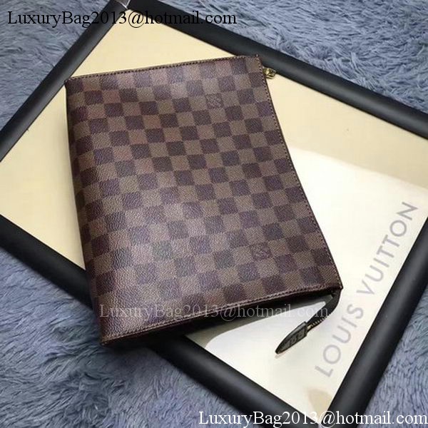 Louis Vuitton Damier Ebene Canvas TOILETRY POUCH 26 N47542 Louis Vuitton Damier Ebene Canvas TOILETRY POUCH 26 N47542