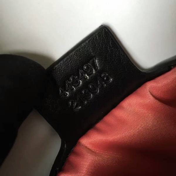 Gucci GG Marmont Suede Leather Medium Shoulder Bag 443497 Black Gucci GG Marmont Suede Leather Medium Shoulder Bag 443497 Black