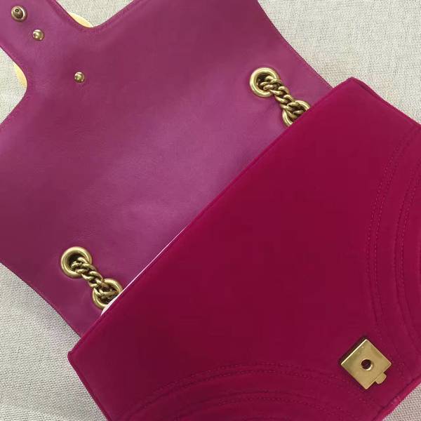 Gucci GG Suede Leather Shoulder Bag 443496 Wine Gucci GG Suede Leather Shoulder Bag 443496 Wine