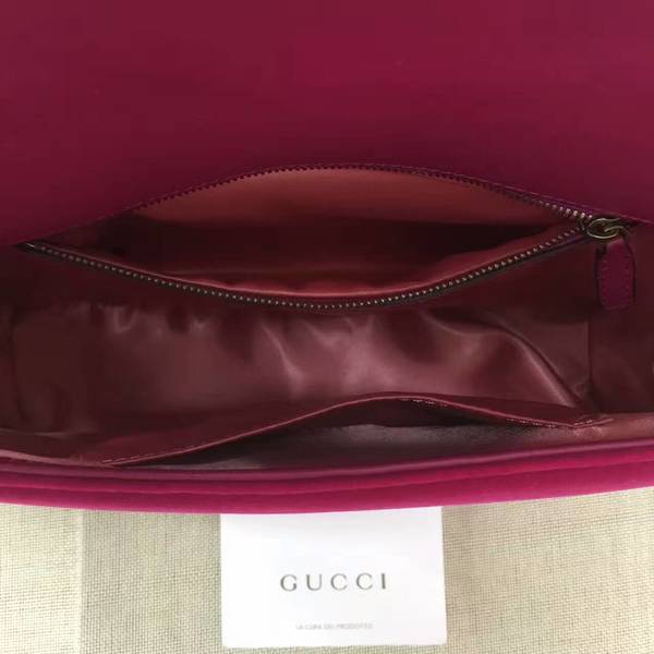 Gucci GG Suede Leather Shoulder Bag 443496 Wine Gucci GG Suede Leather Shoulder Bag 443496 Wine