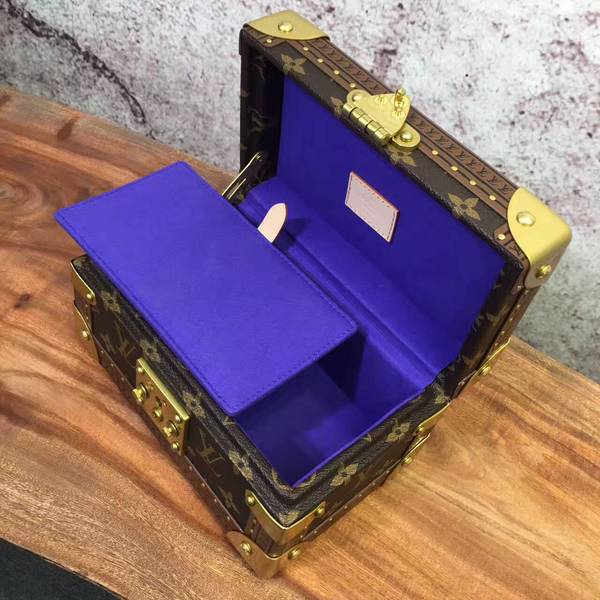 Louis Vuitton Mini Monogram Canvas Treasure Box 40665 Dark Blue Louis Vuitton Mini Monogram Canvas Treasure Box 40665 Dark Blue