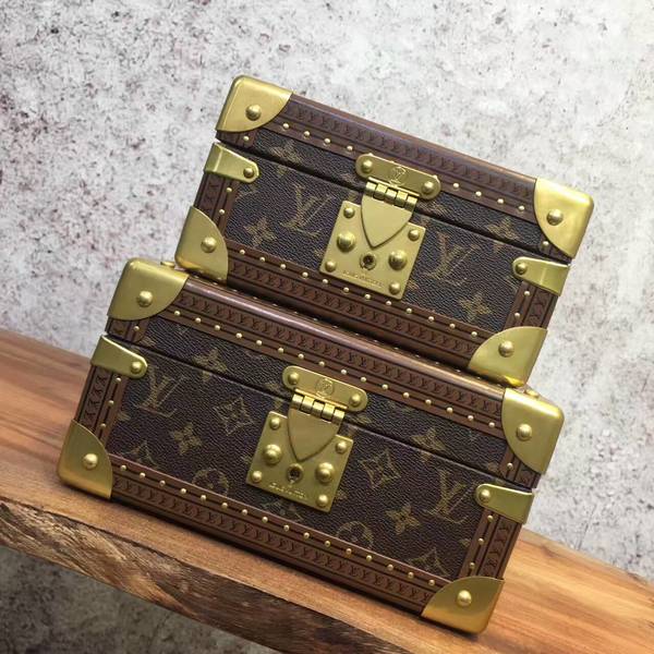 Louis Vuitton Mini Monogram Canvas Treasure Box 40665 Dark Blue Louis Vuitton Mini Monogram Canvas Treasure Box 40665 Dark Blue