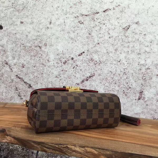 Louis Vuitton Damier Ebene Canvas CROISETTE Bag 41581 Louis Vuitton Damier Ebene Canvas CROISETTE Bag 41581