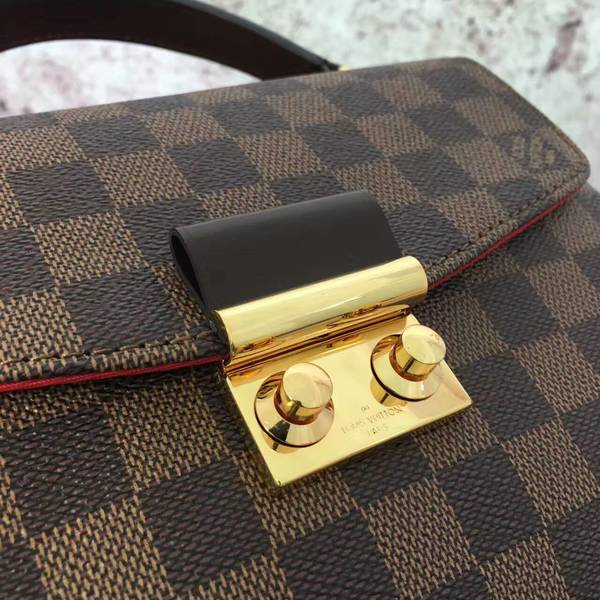Louis Vuitton Damier Ebene Canvas CROISETTE Bag 41581 Louis Vuitton Damier Ebene Canvas CROISETTE Bag 41581
