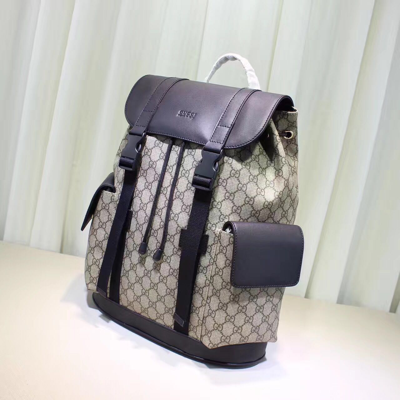 Gucci GG Canvas Backpack 17047 Gucci GG Canvas Backpack 17047