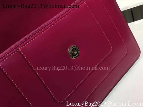 BVLGARI Medium Shoulder Bag Calfskin Leather BG2281 Purple BVLGARI Medium Shoulder Bag Calfskin Leather BG2281 Purple
