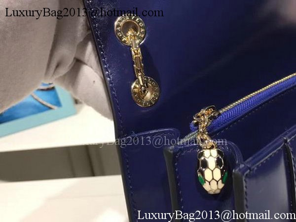 BVLGARI Medium Shoulder Bag Calfskin Leather BG2281 Royal BVLGARI Medium Shoulder Bag Calfskin Leather BG2281 Royal