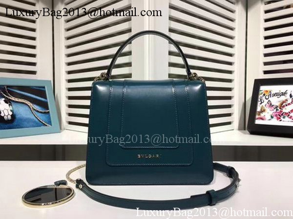 BVLGARI Serpenti Forever Bag Patent Leather BG2280 Blue BVLGARI Serpenti Forever Bag Patent Leather BG2280 Blue