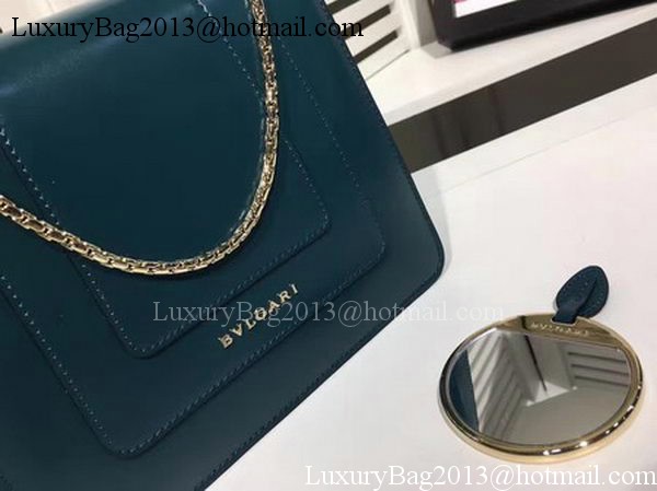 BVLGARI Serpenti Forever Bag Patent Leather BG2280 Blue BVLGARI Serpenti Forever Bag Patent Leather BG2280 Blue