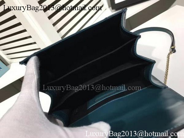 BVLGARI Serpenti Forever Bag Patent Leather BG2280 Blue BVLGARI Serpenti Forever Bag Patent Leather BG2280 Blue