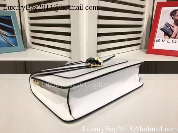 BVLGARI mini Shoulder Bag Calfskin Leather BG2282 White BVLGARI mini Shoulder Bag Calfskin Leather BG2282 White