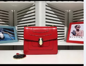 BVLGARI mini Shoulder Bag Calfskin Leather BG2283 Red BVLGARI mini Shoulder Bag Calfskin Leather BG2283 Red