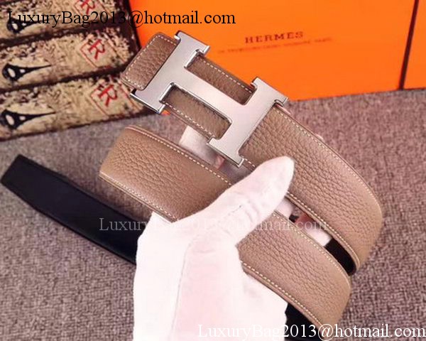 Hermes 40mm Belt H170417 Grey Hermes 40mm Belt H170417 Grey