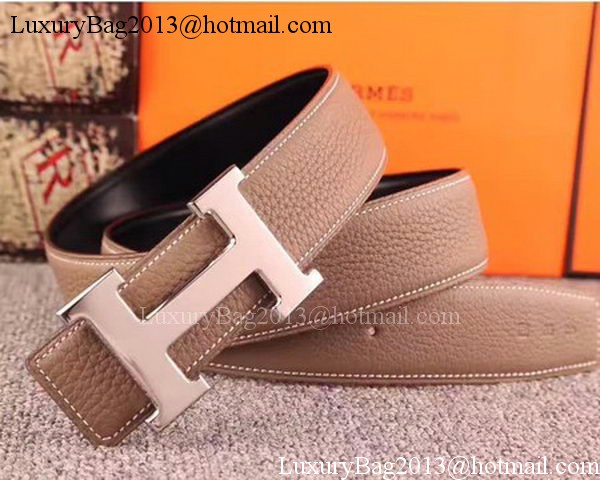 Hermes 40mm Belt H170417 Grey Hermes 40mm Belt H170417 Grey