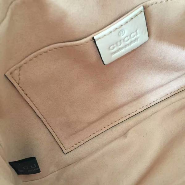 Gucci GG Marmont Matelasse Shoulder Bag 447632A White Gucci GG Marmont Matelasse Shoulder Bag 447632A White